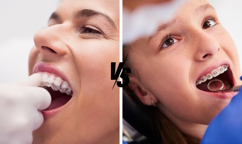 which is the best option for you invisalign vs traditional braces mk dental excellence dentist cincinnati explains